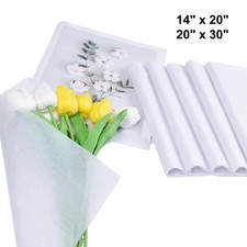 White Tissue Paper 500 Sheets Bulk - For Gift Wrapping Filler 14x20  20x30 Inch