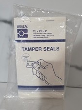 Brady Tamper Seal Vinyl Film, TL-PK-2 - "CALIBRATION VOID IF SEAL IS BROKEN"