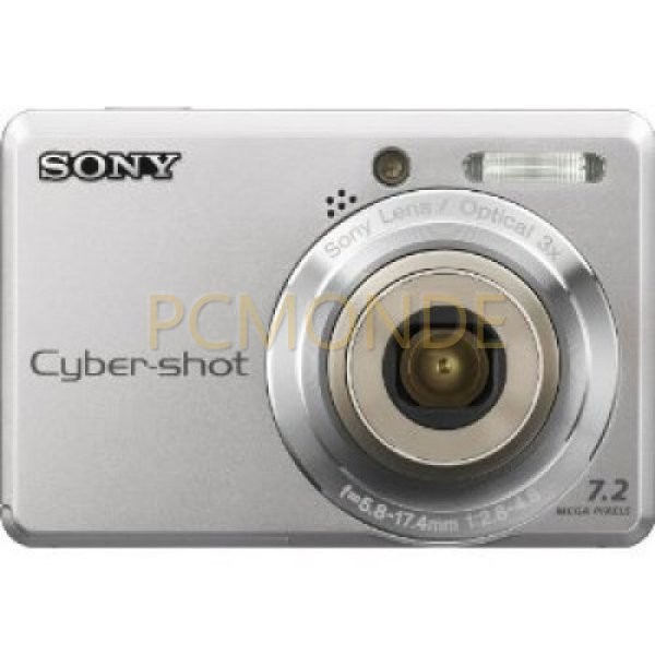 Sony Cybershot 7.2 MP Digital Camera with 3x Optical Zoom - Silver