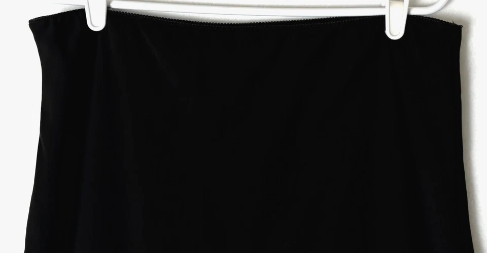 Falda Alex Evenings XL Negra Transparente En Capas Maxi Formal Que Hada Balletcore Foto 2 de 4