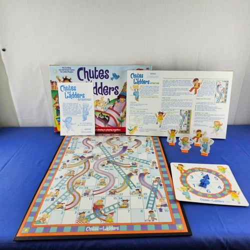 Vintage 1999 Chutes and Ladders Board Game Hasbro Milton-Bradley Complete