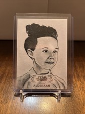 2025 Topps Star Wars Hyperspace Sketch Card Leia Organa By Neil Camera 1/1