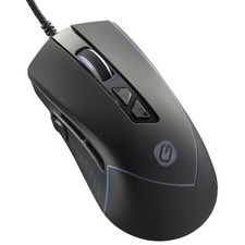 PCGEAR Wired Gaming Mouse, Black, PC Windows RGB