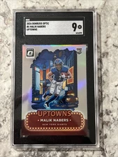 2024 Panini Donruss Optic - Uptowns Malik Nabers #6 (RC) SGC 9