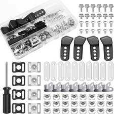 81 Pcs Football Helmet Repair Kit,Hockey Helmet Replacement Parts Including Viso