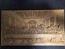 relief bild gips Das Letzte Abendmahl  35cm × 60cm