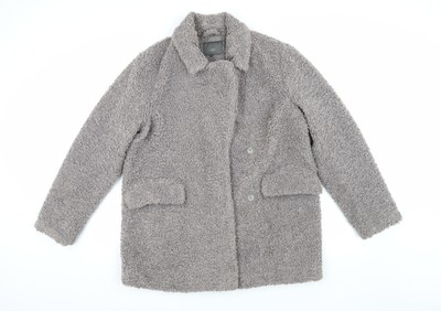 ICHI graue Damen Basic Jacke, Größe M, Kragen