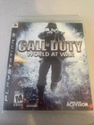 PS3 Playstation Call of Duty : World at War   game ( free shipping to Canada )