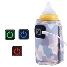 USB Baby Bottle Warmer Three Level Temperature Adjustment Hook And Loop Design