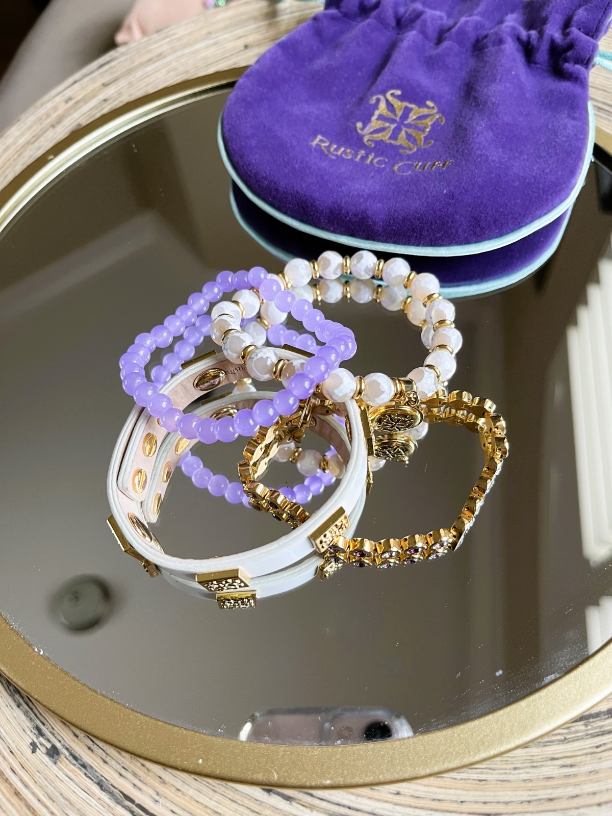 Rustic Cuff Stackable Mixable Bracelet Sets - image 8