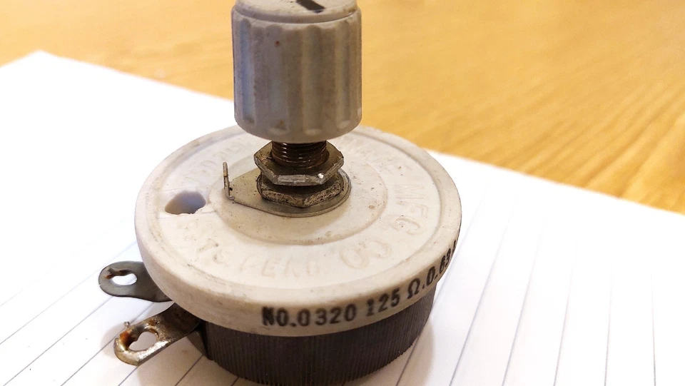 Potentiometer Drahtpoti Hochleistung 125 Ohm 78Watt - Bild 4 von 4