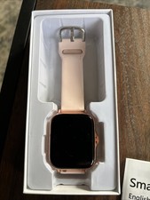 Pink/Rose Gold  DESERTCAT Smart Watch – Stylish & Multi-Functional!
