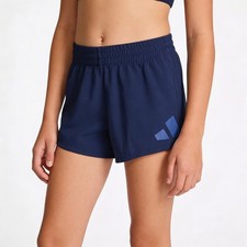 Adidas Kids Dark Blue No Side Seam Knit Athletic Shorts Size M 10/12