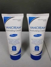 New & Sealed! Vanicream (2 Pack) Moisturizing Skin Cream for Sensitive Skin 4 oz