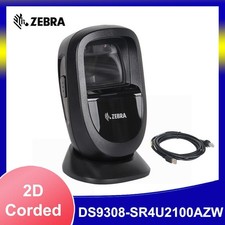 Zebra DS9308-SR4U2100AZW 2D Desktop Hands-free Barcode Scanner with USB Cable