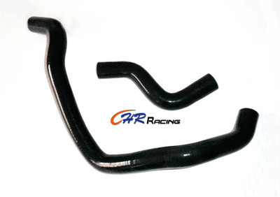 For 1992-2000 HONDA CIVIC D15 D16 EG EK EX 28MM Black Silicone Radiator Hose