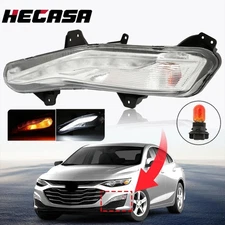 For 2019 2020 2021 2022 2023 Chevy Malibu Fog Light w/LED DRL Turn Signal Left