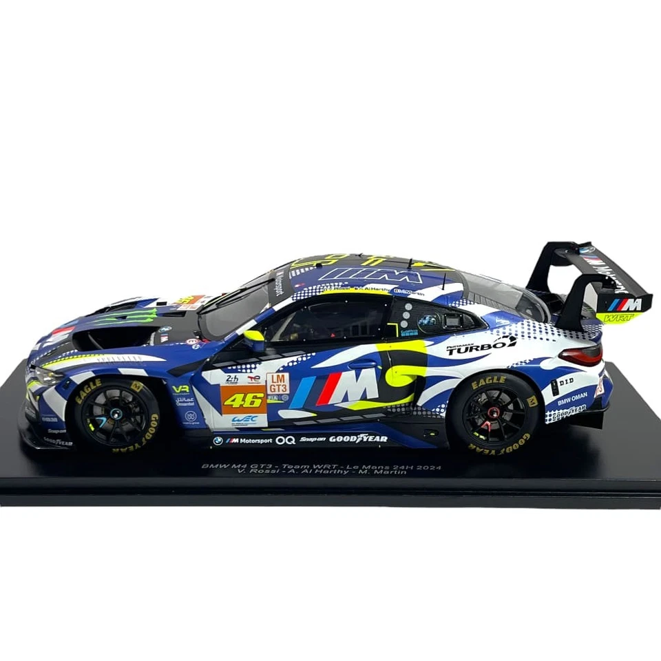 Modellino Auto Spark 1/18 BMW M4 GT3 Team WRT Rossi-Al Harthy-Martin #46 24h ... - Immagine 3 di 4