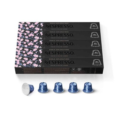 Nespresso Coffee 50 Pods Capsules Tokyo Vivalto Lungo EXP 12/31/26 A6