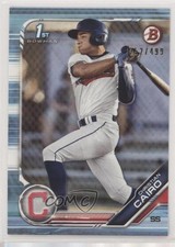 2019 Bowman Draft Sky Blue 252/499 Christian Cairo #BD-195 g6p