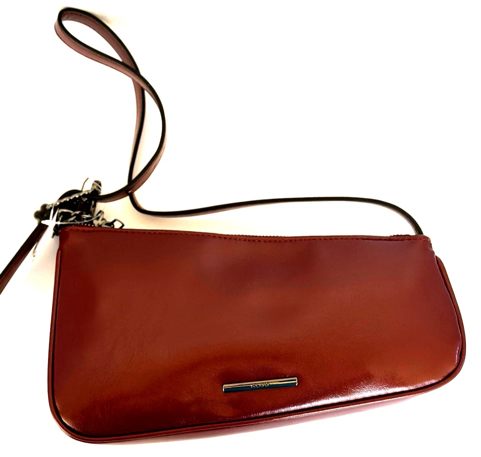 Bolso de Hombro Aldo de Cuero Borgoña con Acento Floral "Carteras" Foto 4 de 4