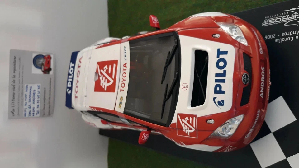 TOYOTA COROLLA TROPHEE ANDROS 2006 PROST 1/18 SOLIDO 83001 voiture miniature col - Photo 3/4