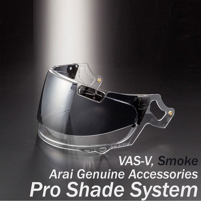 Arai Visor Vas-V Pro Shade System Smoke Lens For XD, Defiant-X, Renegade-V