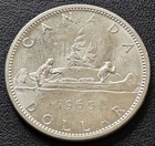 1965 Canada Silver $1 Dollar - 80% Silver