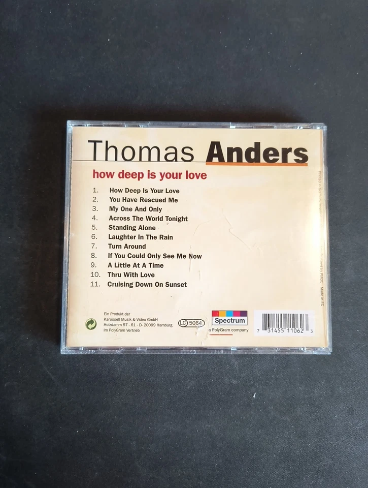 Thomas Anders - How Deep Is Your Love - Sehr Gut - Bild 2 von 2