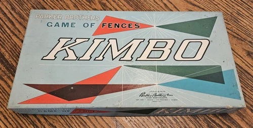 Vintage 1960 Parker Brothers KIMBO Game Of Fences Board Game *Complete