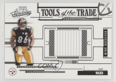 2005 Playoff Absolute Memorabilia Tools of the Trade Black 10/100 Hines Ward 0d9