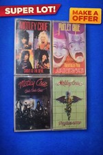 Motley Crue Lot 4 Cassettes Dr Feelgood Shout At The Devil Theatre Of Pain Girls