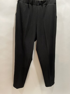 comfy USA black ankle pants Size XS High Waisted elastic Waist 95 %  Polyester | eBay