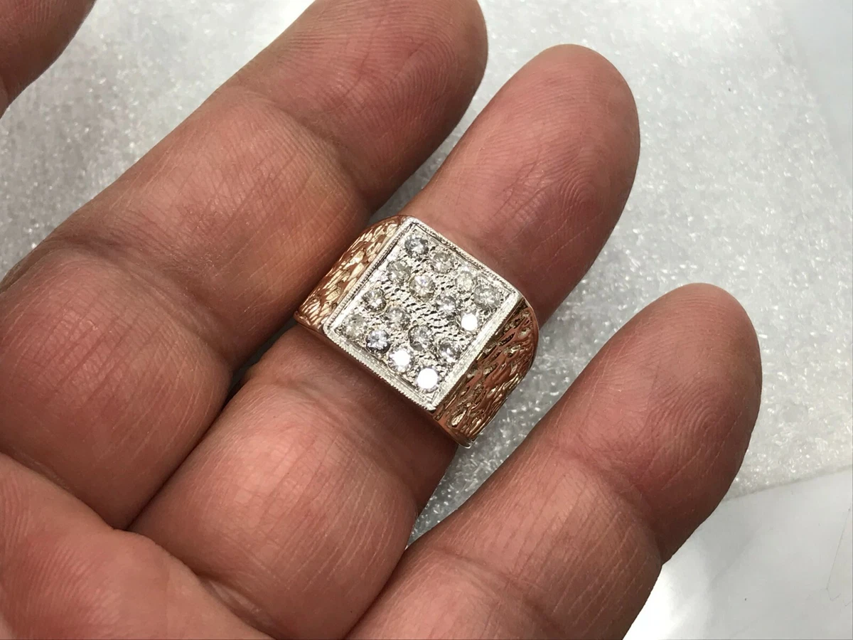 10 karat sale gold nugget ring