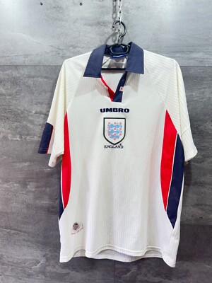 ENGLAND 1997 1999 HOME FOOTBALL SHIRT SOCCER JERSEY UMBRO Size L