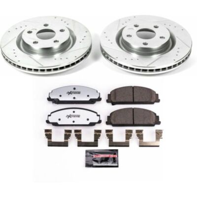 Power Stop K5529-26 for 08-09 Pontiac G8 Front Z26 Street Warrior Brake Kit
