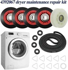 Dryer Maintenance Kit Whirlpool Cabrio Duet Kenmore HE5 Elite Maytag 3000 Series