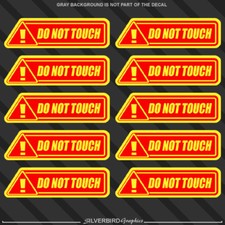 Do Not Touch Sticker Warning Caution Tool Label Danger Vinyl Business Store 10x Do Not Touch Sticker Warning Caution Tool Label Danger Vinyl Business Store 10x