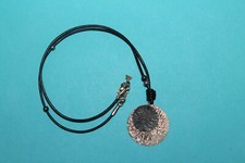 Sterling Silver Silpada Hammered Double Disk Pendant Necklace N1710  112GCM 