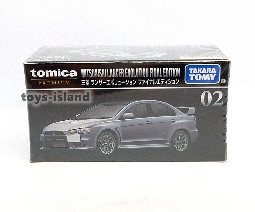 TOMICA PREMIUM 02 MITSUBISHI LANCER EVOLUTION X FINAL EDITION TOMY