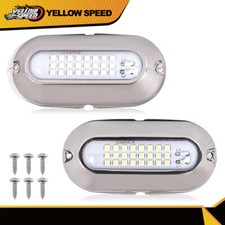 2pack Led For Pontoon Boat Docking Light Bright Whiteblue Marine Boat Light 12v 2pack Led For Pontoon Boat Docking Light Bright Whiteblue Marine Boat Light 12v