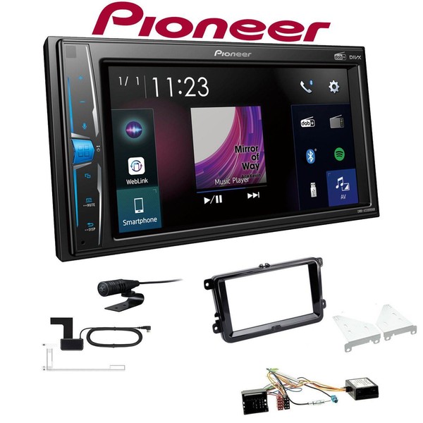 Pioneer 2-DIN Autoradio Bluetooth Dab+ FüR Volkswagen VW Scirocco Ab 2008 Canbus-image