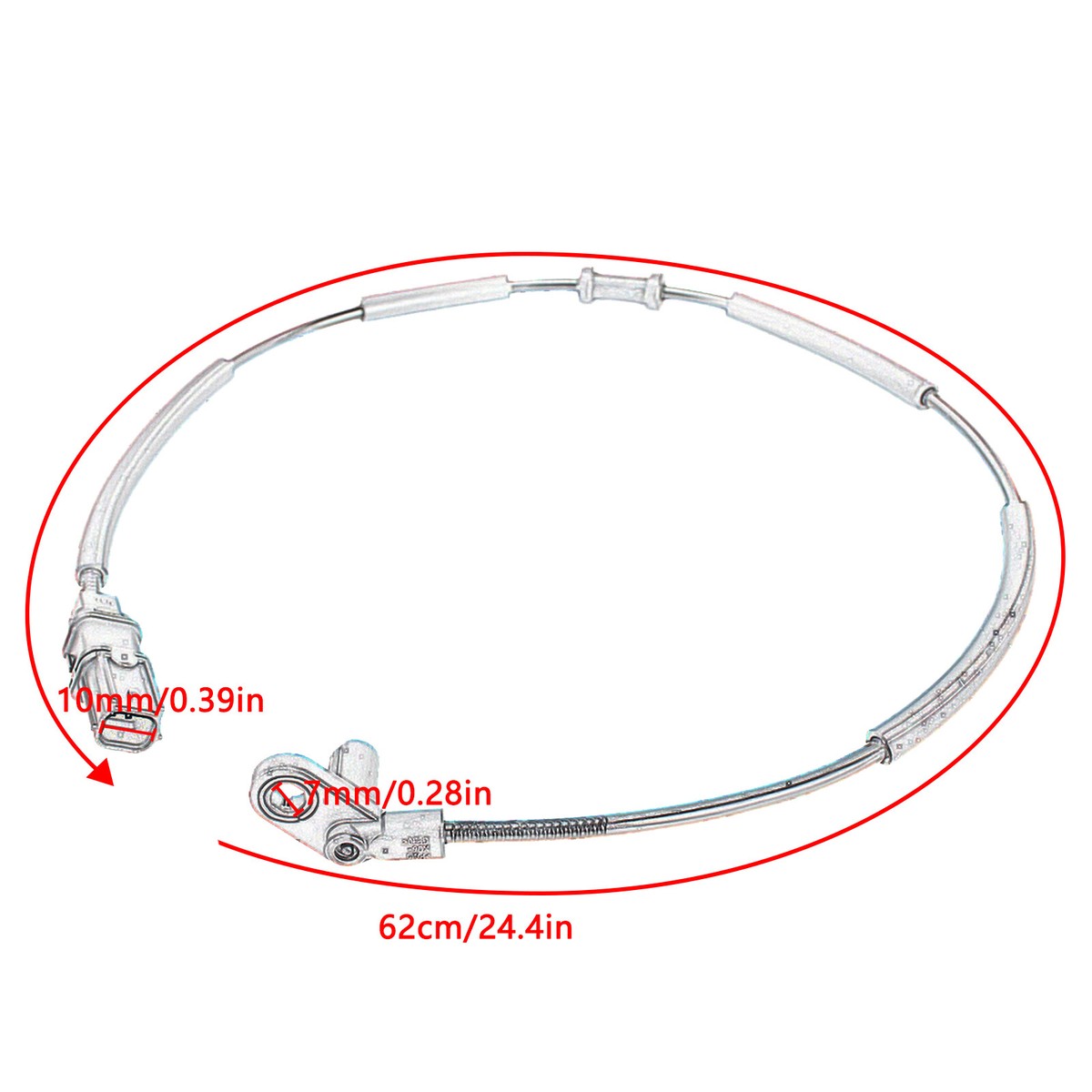 ファルコン3.9-BLAK.ABS 1x Front Brake ABS For Kawasaki Ninja 400 EX400 Speed Sensor