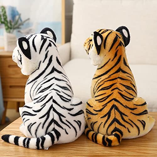 GUDVES Stuffed Toy, Tigers Plush Animal - Polyester, 11.8 in White Tiger - Bild 4 von 8