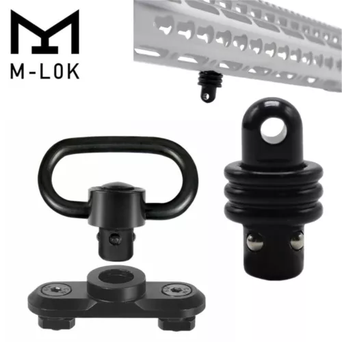 M-LOK QD Sling Mount Swivel with Quick Detach Stud Attachment MLOK Sling Swivels - Picture 3 of 26