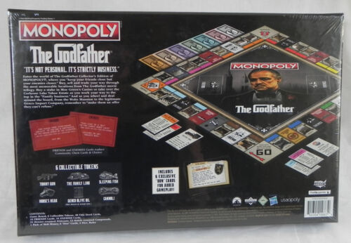 Monopoly ""The Godfather"" Edition Brettspiel, 6 Token, 6 Don-Karten, neu versiegelt - Bild 3 von 8