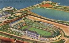 Postcard - Aerial View, Soldier Field & Field Museum Chicago, Illinois,  1986