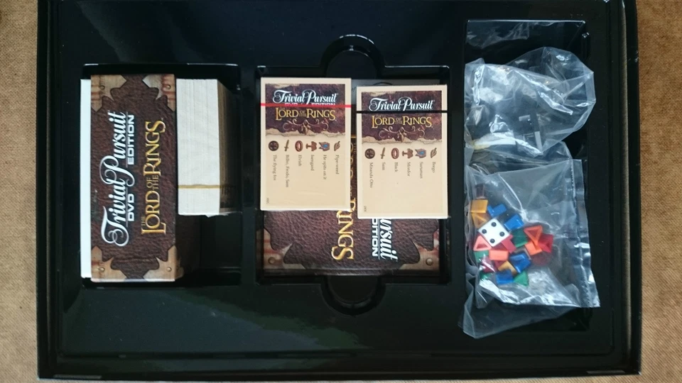 The Lord of the Rings, Trivial Pursuit, DVD  Board Game (CONTENTS SEALED) - Image 3 of 4