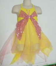 Lyrical Dress Dance costume Girls Ballet dress Small child chiffon skirt