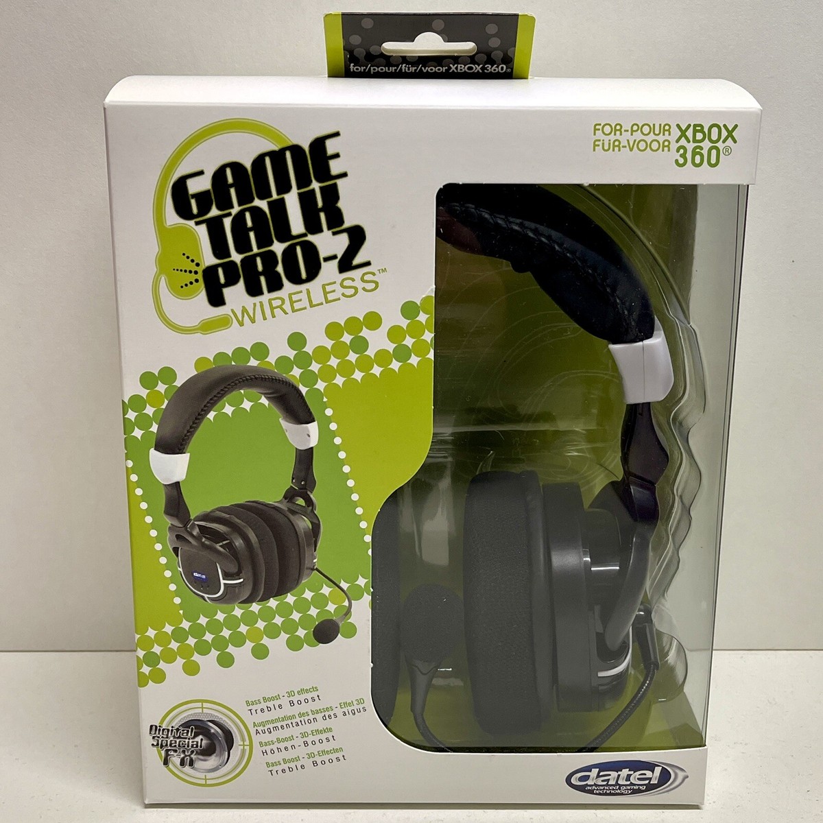 Casque Micro Game Talk Pro-2 Pour Xbox 360 - Version PAL Europe - Très Bon État